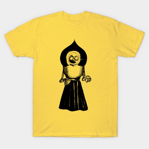 Flatwoods Monster Black on light T-Shirt by AWSchmit